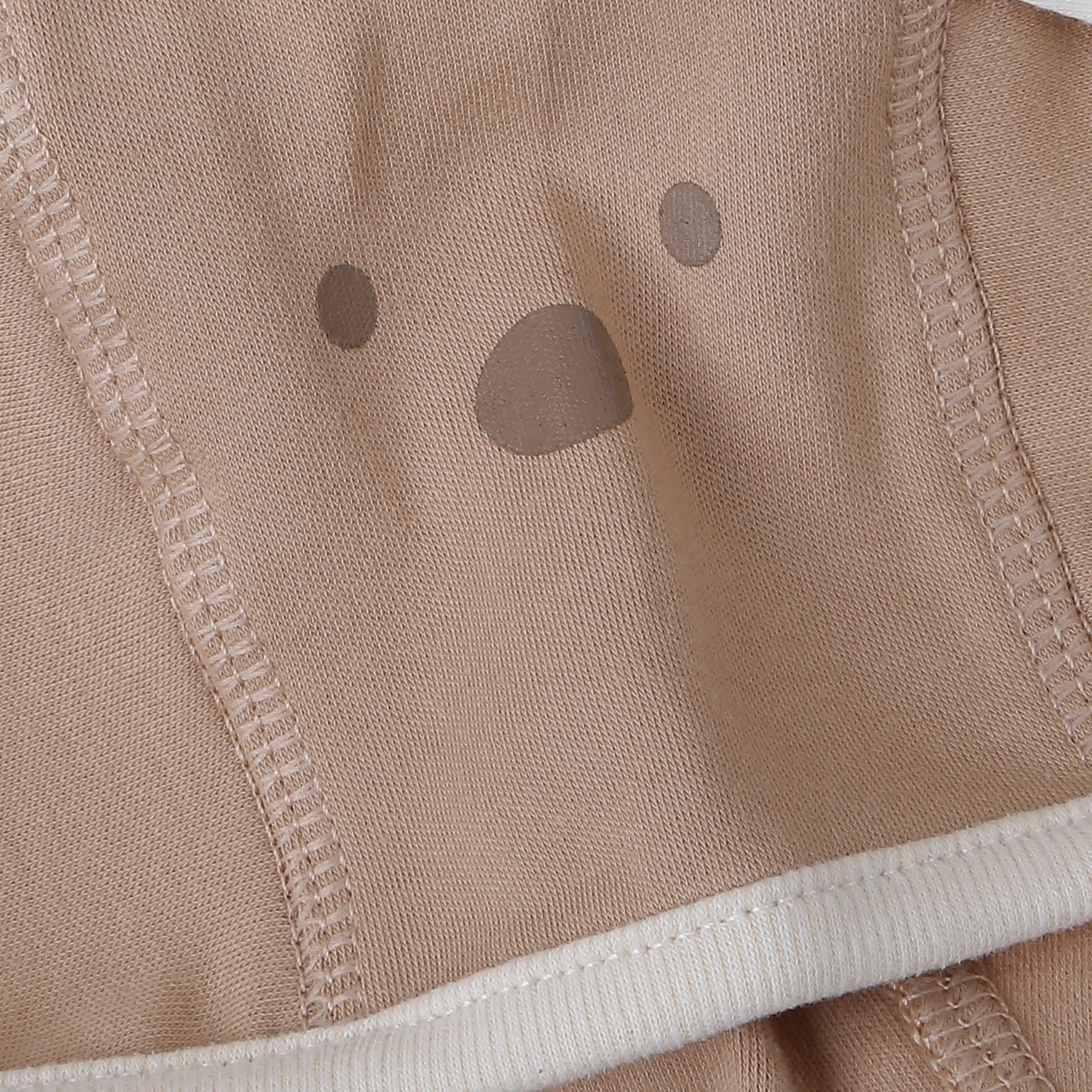 Mũ buộc dây cho bé  KidsPlaza ct nhung ND25D (Nâu) hình 2