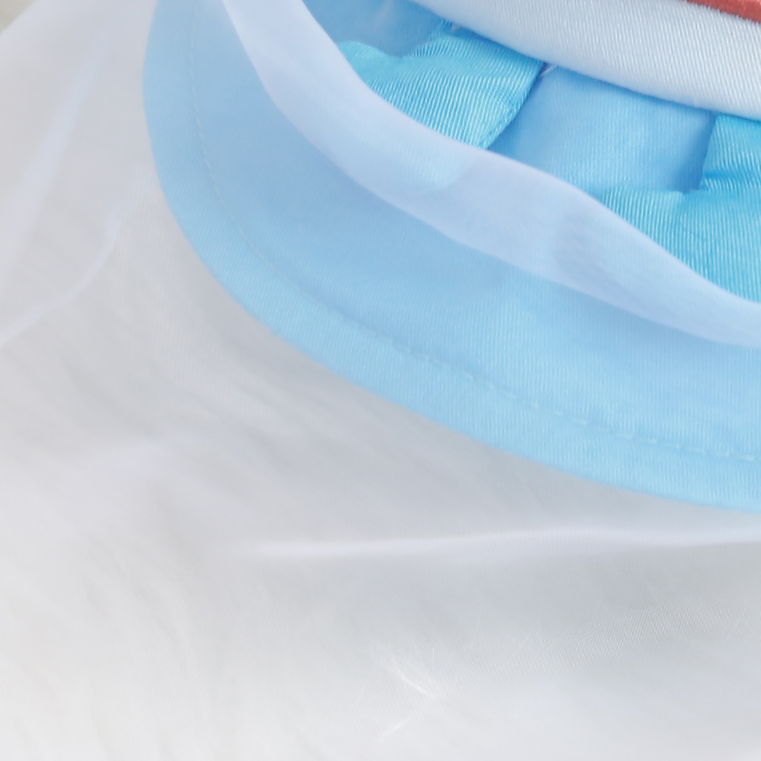 Mũ lưỡi trai phủ voan in hình bánh mì KidsPlaza DN24H (Xanh dương)