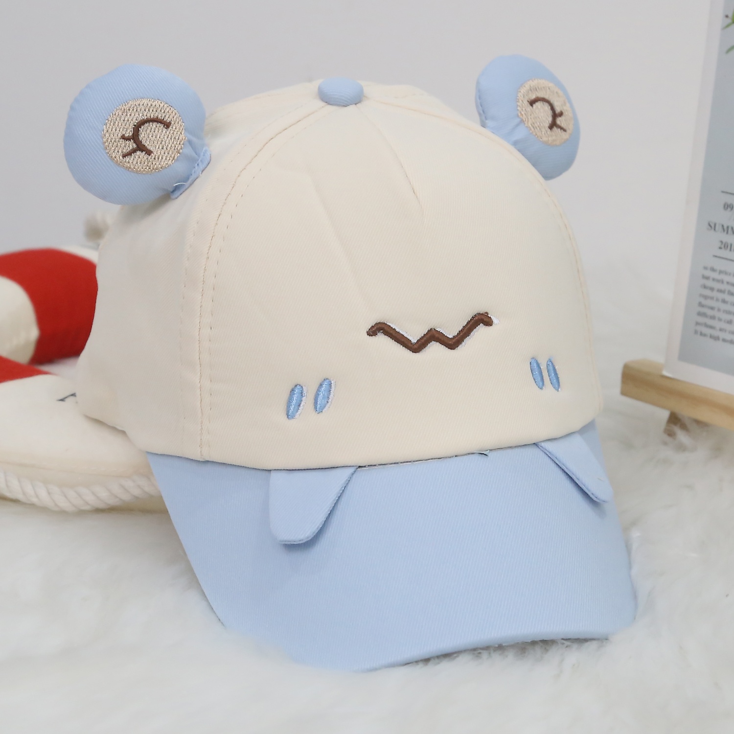 Mũ lưỡi trai thời trang hình con ếch KidsPlaza 24K-H18 S52 (Xanh)