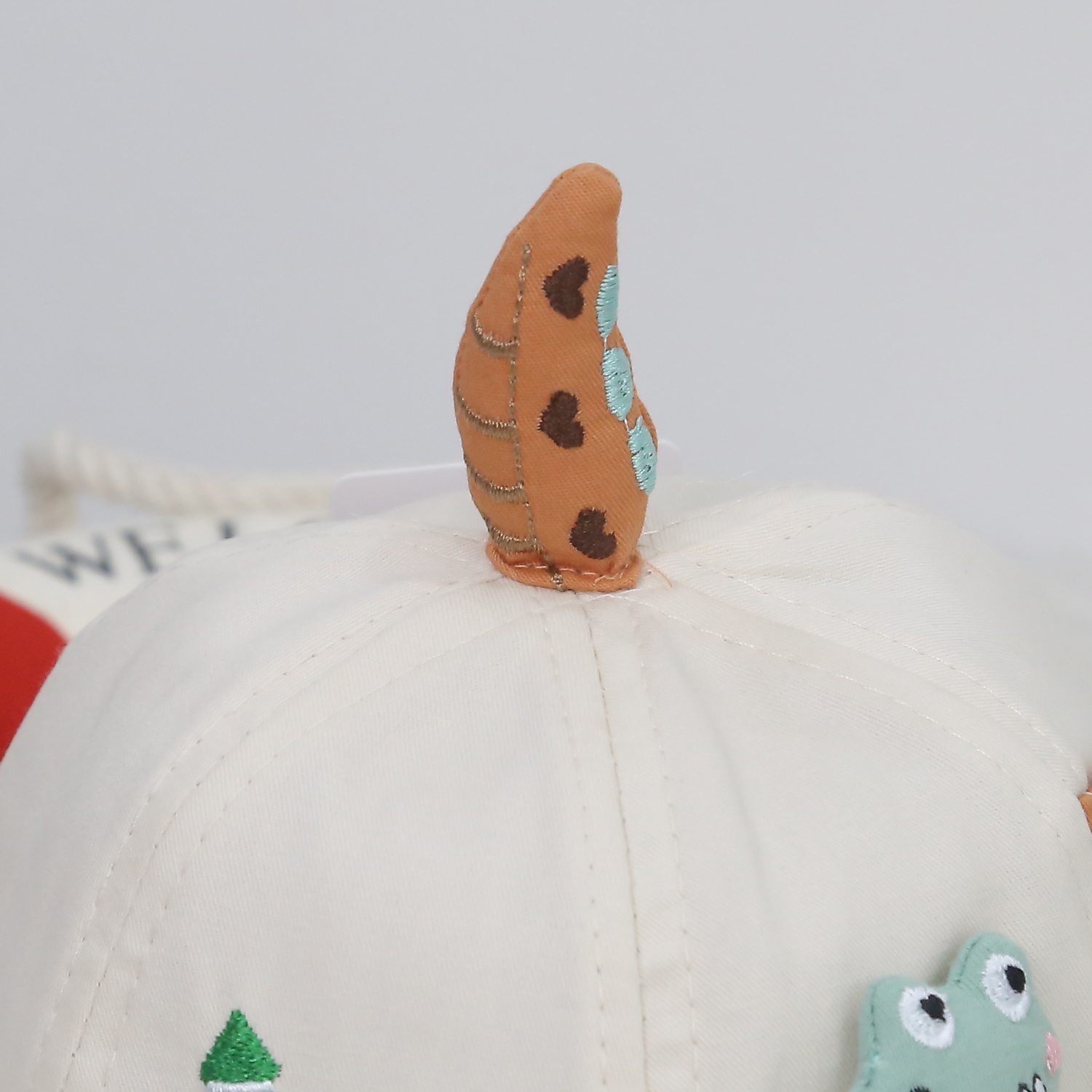 Mũ thời trang lưỡi trai in hình khủng long KidsPlaza 24K-H01 S48 (Cam)