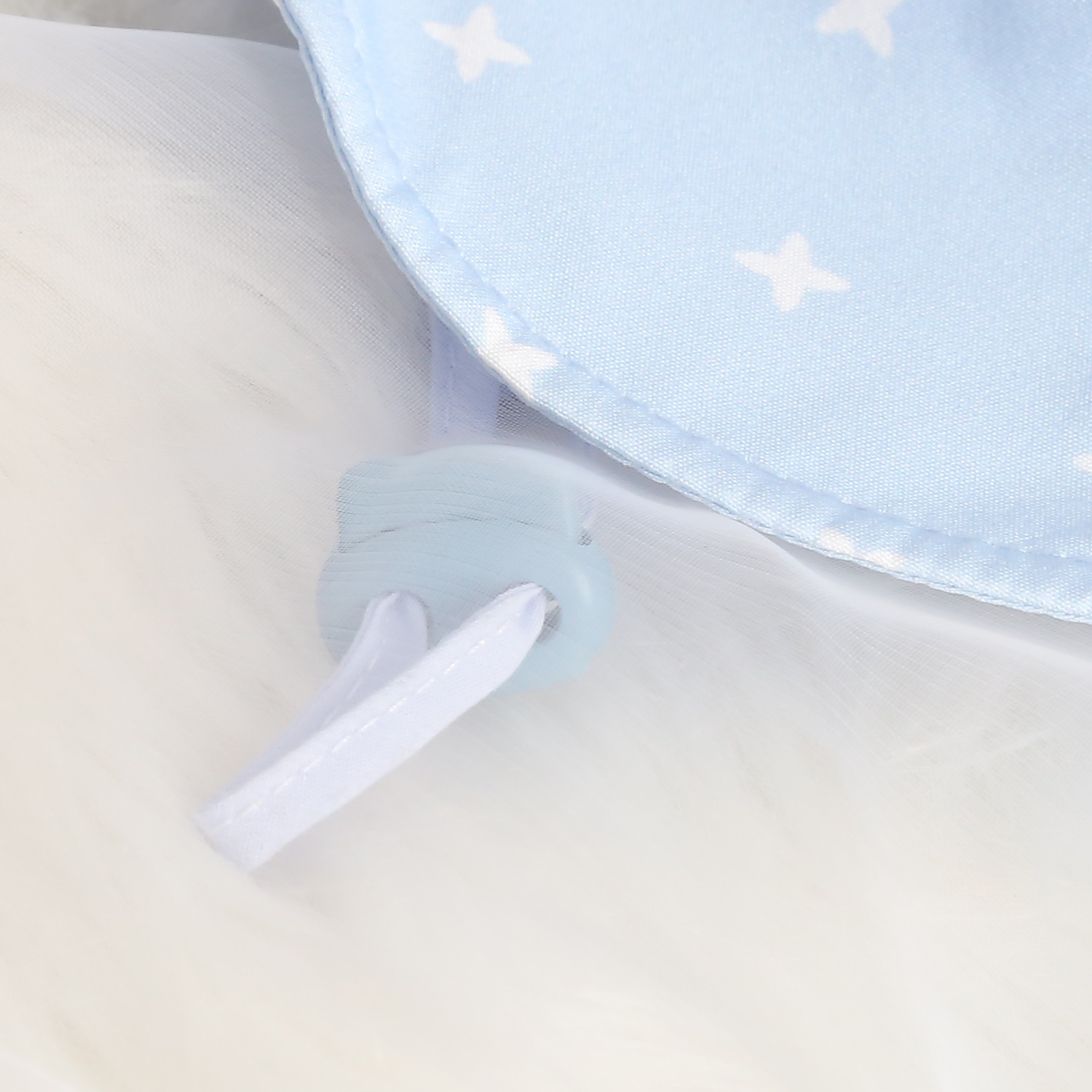 Mũ vành phủ voan in hình đám mây KidsPLaza DN24H (Xanh dương)