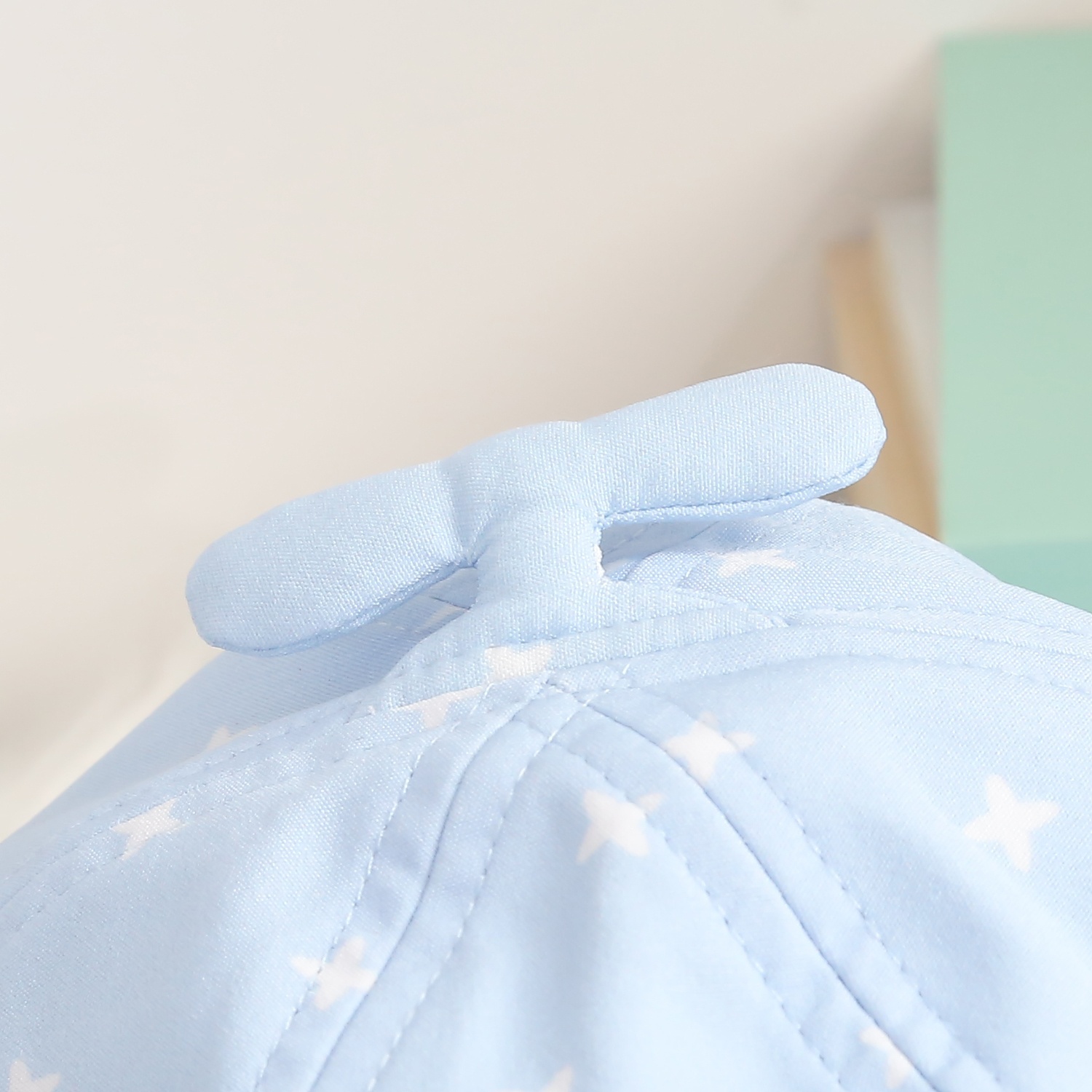 Mũ vành phủ voan in hình đám mây KidsPLaza DN24H (Xanh dương)