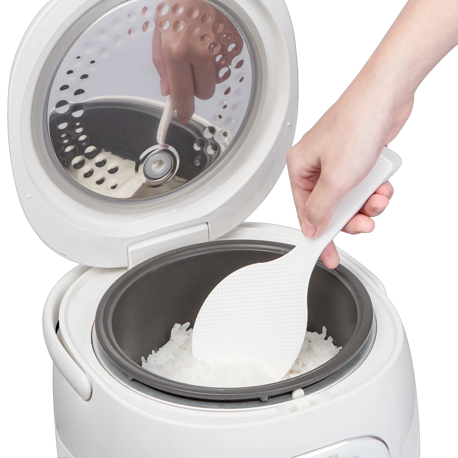 Muỗng xới cơm đế đứng Sendai (Màu ngẫu nhiên) hình 3