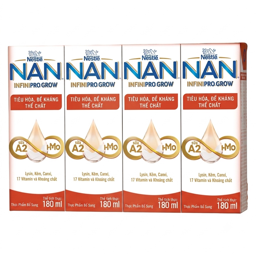 Sữa nước Nan Infinipro Grow 4*180ml hình 1
