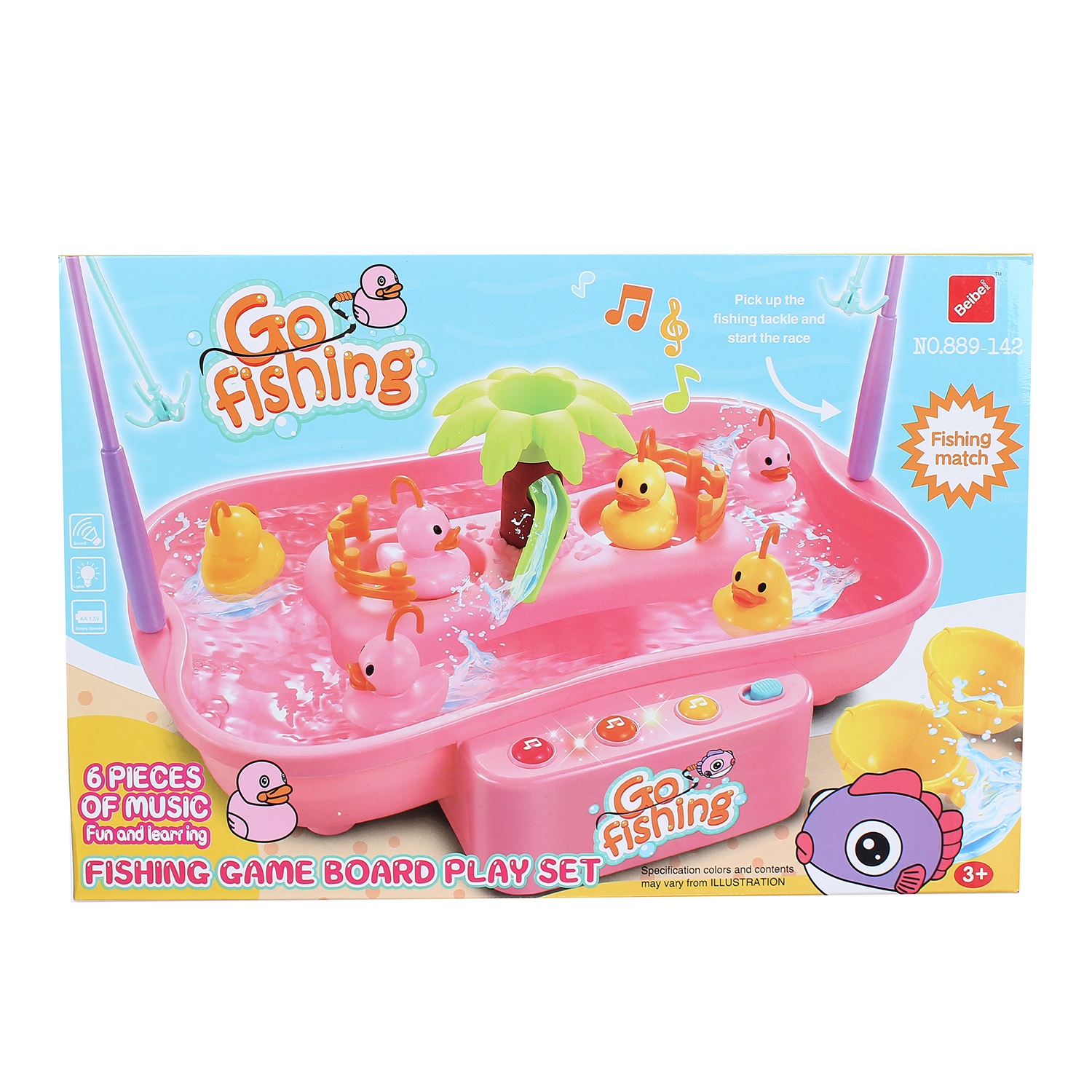 Bộ đồ chơi câu vịt có nhạc cho bé CY.889-142 Bộ đồ chơi câu vịt có nhạc cho bé CY.889-142 hình 2