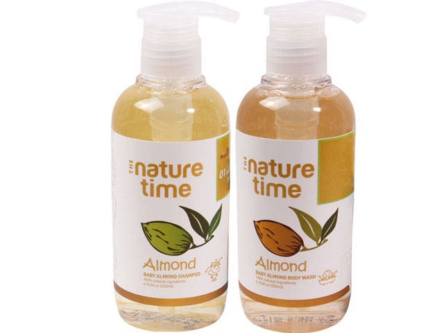 Dầu gội hạnh nhân The Nature Time 50ml hình 2