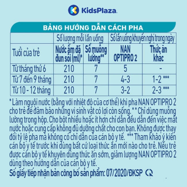 Sữa Nan Optipro HMO số 2 900g cho bé 6-12 tháng hình 3