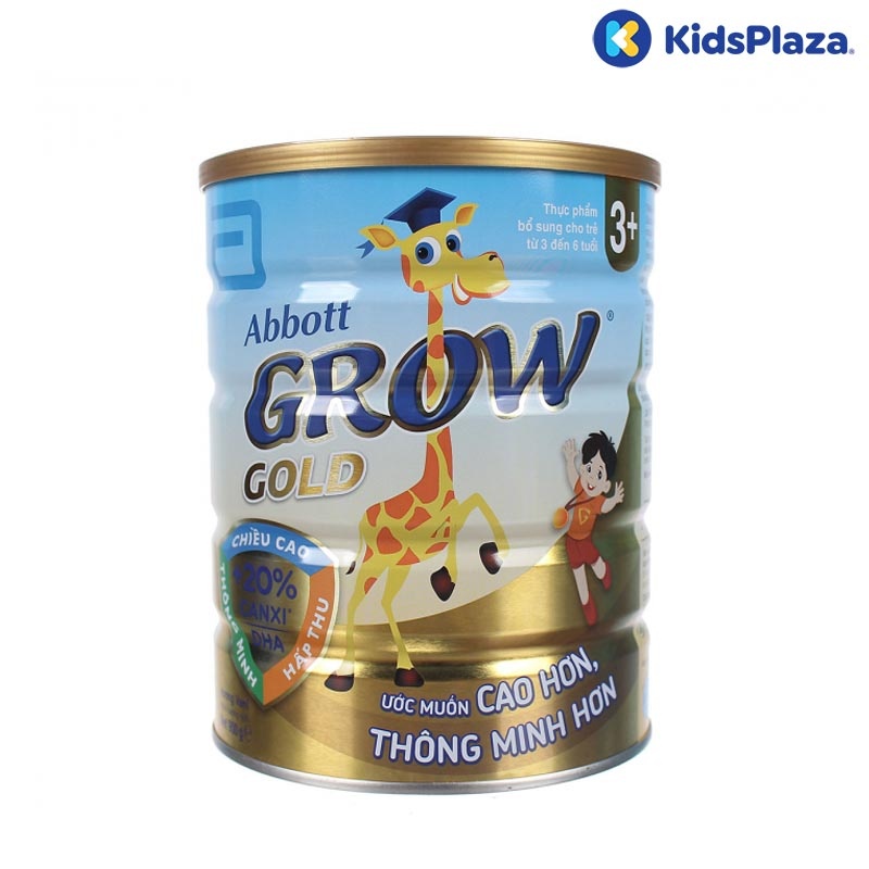 Sữa Abbott Grow Gold 3+ hương Vani 900g/850g (3-6 tuổi) hình 2