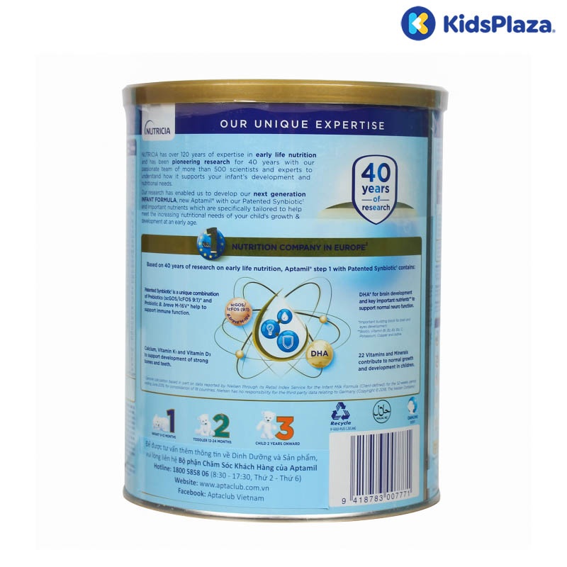 sữa aptamil new zealand số 1 900g