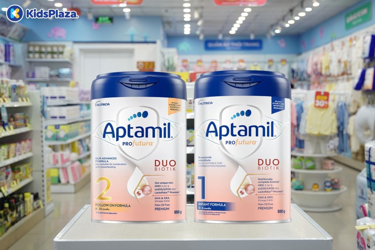 Sữa Aptamil Duobiotik Hà Lan cho bé