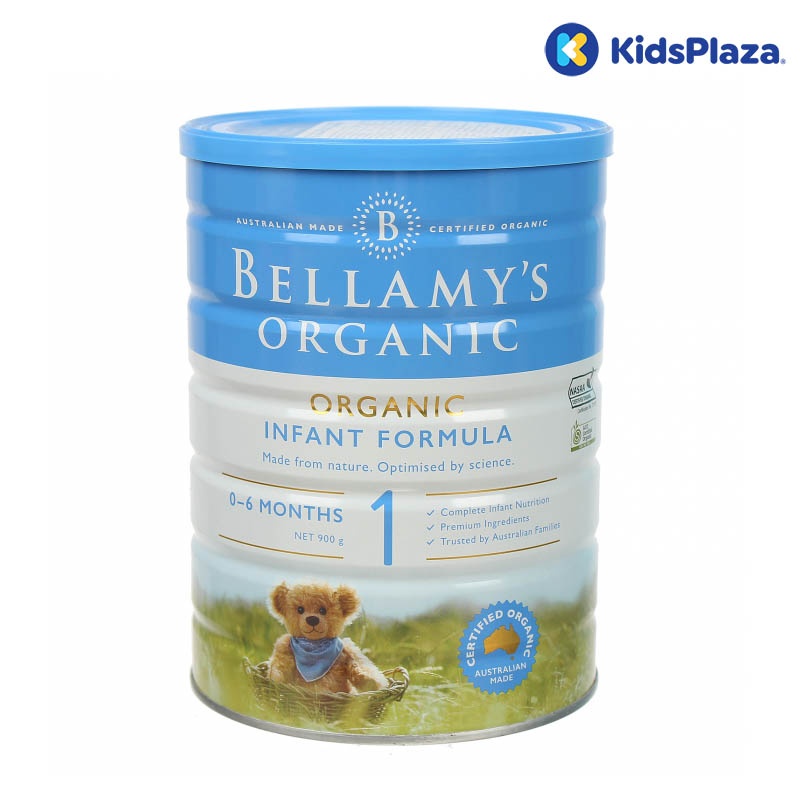 Sữa bột Bellamy’s Organic S1 900g cho bé 0-6M hình 1