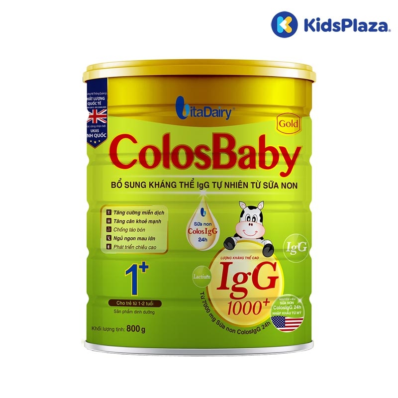 Sữa bột Colosbaby gold 1+ 800g tăng cường hệ miễn dịch (1-2 tuổi) hình 2