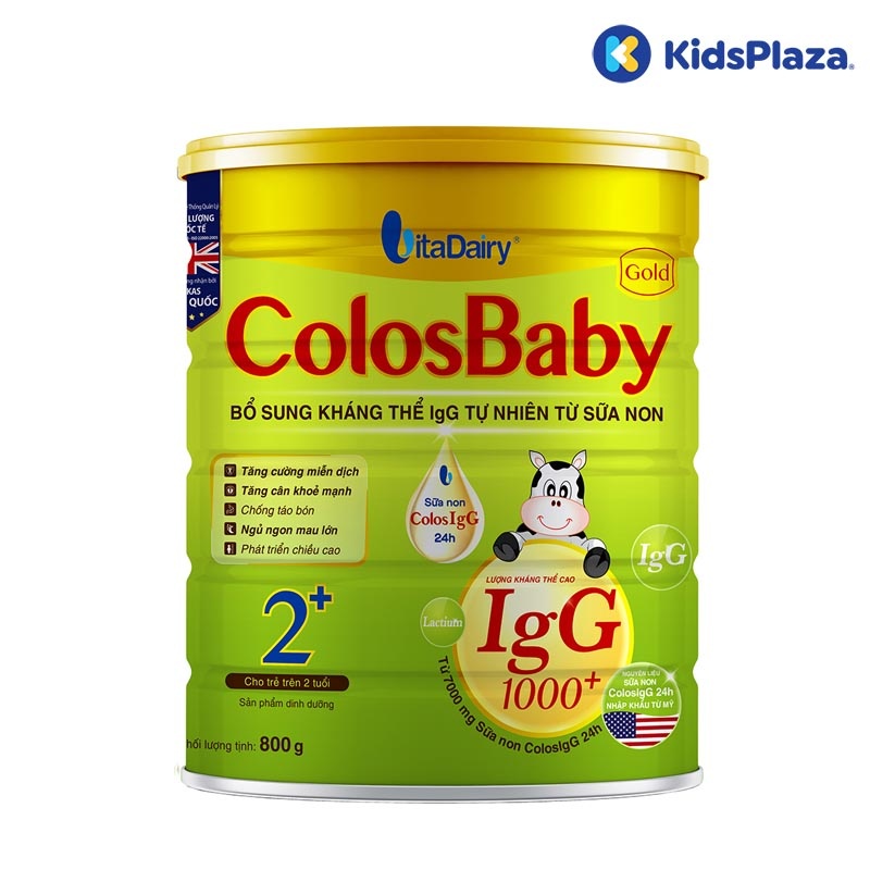 Sữa bột Colosbaby Gold 2 800g cho bé trên 2 tuổi