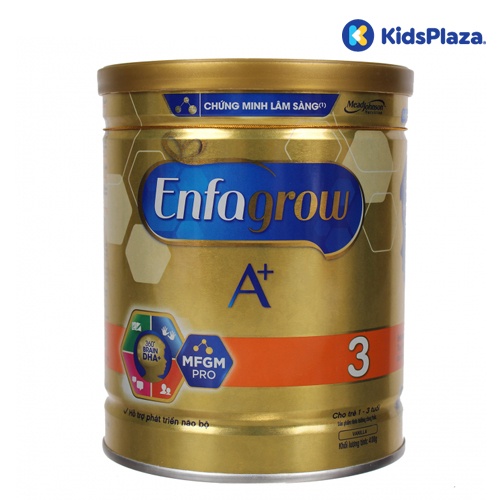 Sữa Enfagrow A+ 3 400g phát triển não bộ cho bé từ 1-3 tuổi hình 1