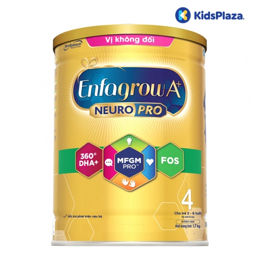 Sữa Enfagrow A+ NeuroPro Số 4 (1,7kg) cho bé từ 2-6 tuổi - Kidsplaza hình 1