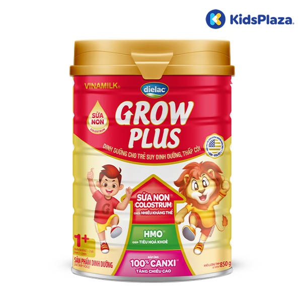 Sữa bột Vinamilk Dielac Grow Plus 1+ 850g New cho bé 1-2 tuổi hình 1