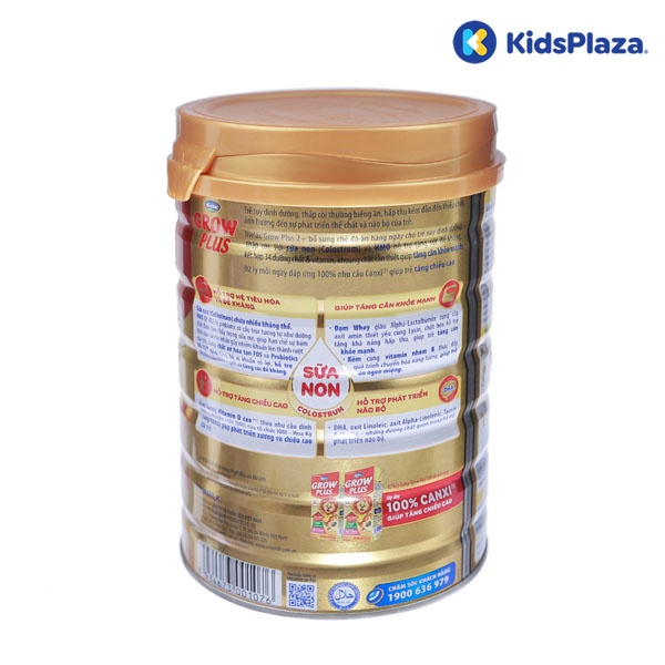 Sữa bột Vinamilk Dielac Grow Plus 2+ 850g New cho bé 2-10 tuổi hình 3