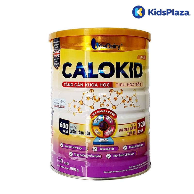 Sữa bột Calokid Gold 900gr cho bé 1-10 tuổi hình 1