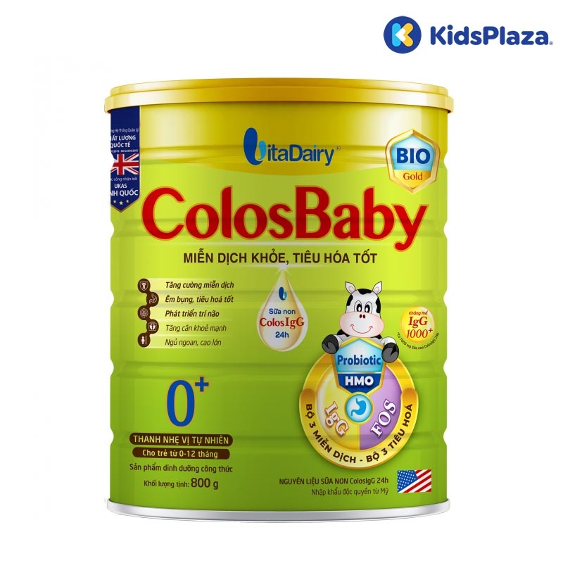 Sữa bột Colosbaby BIO Gold 0+ 800g cho bé từ 0-1 tuổi hình 1