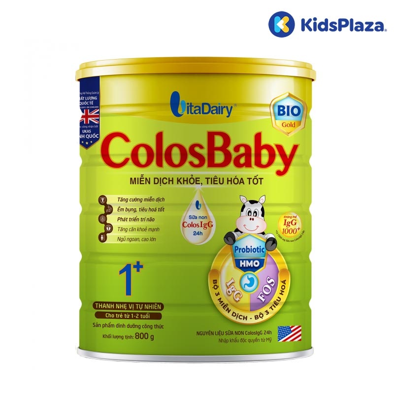 Sữa bột Colosbaby BIO Gold 1+ 800g cho bé từ 1-2 tuổi hình 1