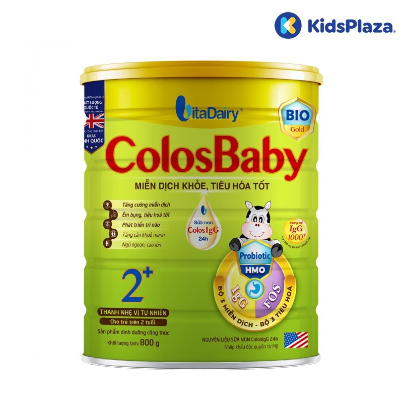 Sữa bột Colosbaby BIO Gold 2+ 800g cho bé trên 2 tuổi hình 1