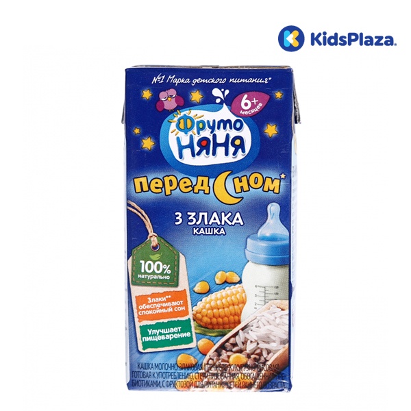Sữa đêm ngũ cốc Fruto Nyanya (200ml) 6M+ hình 2