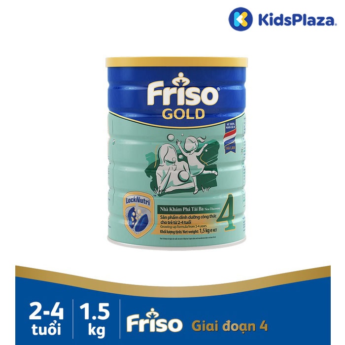 Sữa Friso Gold 4 1500g cho bé 2-4 tuổi hình 1