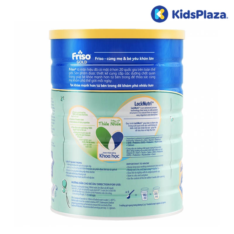 Sữa Friso Gold 4 1500g cho bé 2-4 tuổi hình 3