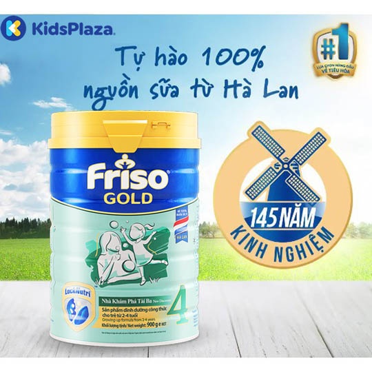 Sữa Friso Gold số 4 900g cho bé 2-4 tuổi hình 1