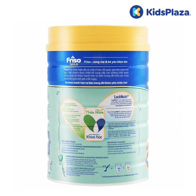 Sữa Friso Gold số 4 900g cho bé 2-4 tuổi hình 3