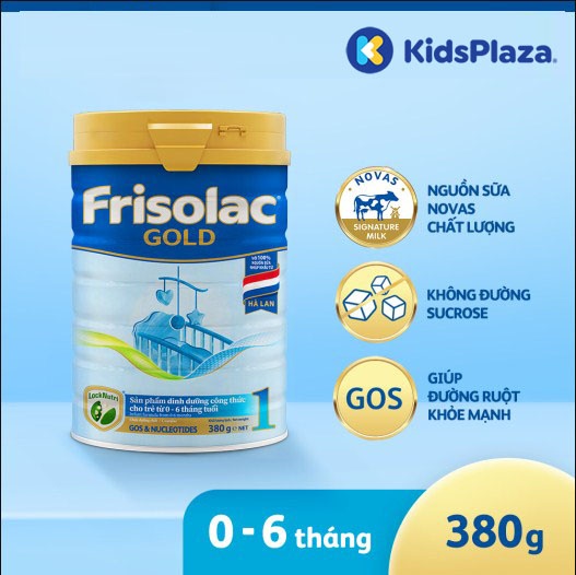 Sữa Frisolac Gold số 1 380g cho bé từ 0-6 tháng hình 1