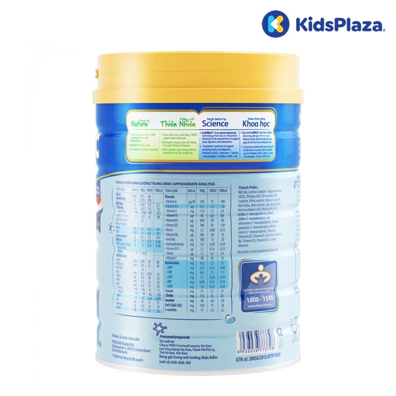 Sữa Frisolac Gold 1 900g cho bé 0-6M hình 2