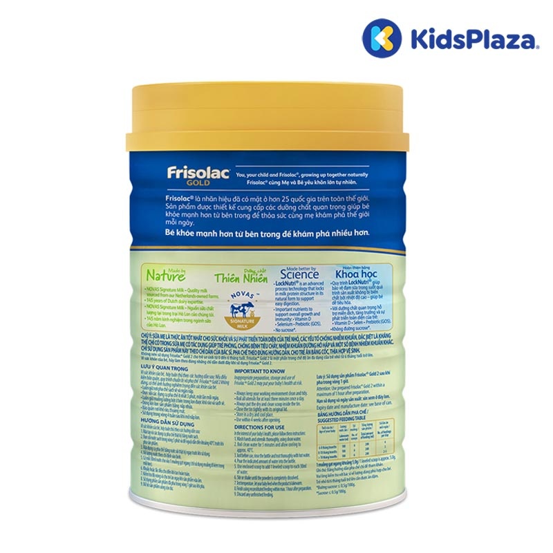 Sữa Frisolac Gold số 2 380g cho bé từ 6-12 tháng hình 2