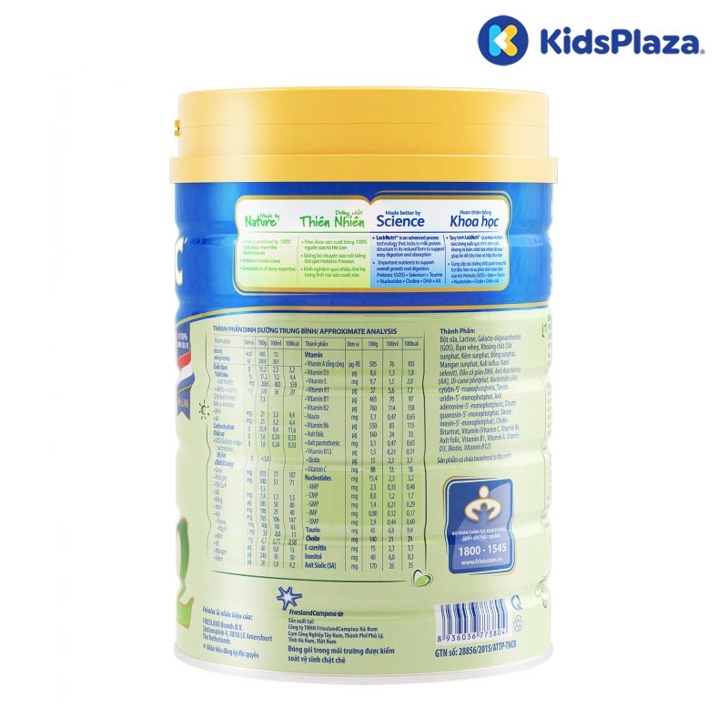 Sữa Frisolac Gold 2 900g cho bé 6-12M hình 2