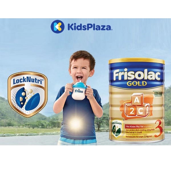 Sữa Frisolac Gold 3 1500g cho bé 1-2 tuổi hình 1