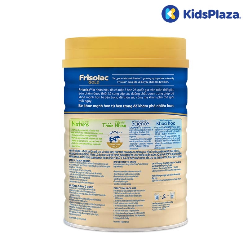 Sữa Frisolac Gold số 3 380g cho bé từ 1-2 tuổi hình 3