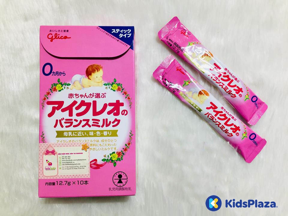 Sữa thanh Glico số 0 127g nội địa Nhật cho bé 0-12M hình 2