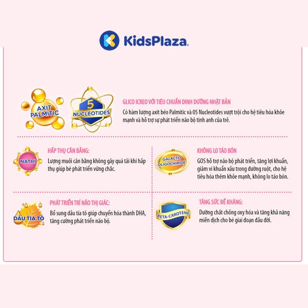 Sữa Glico Icreo số 1 820g nội địa Nhật cho bé 1Y-3Y hình 3