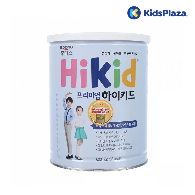 Sữa Hikid Premium Hàn Quốc 600g (1 - 9 tuổi) hình 1