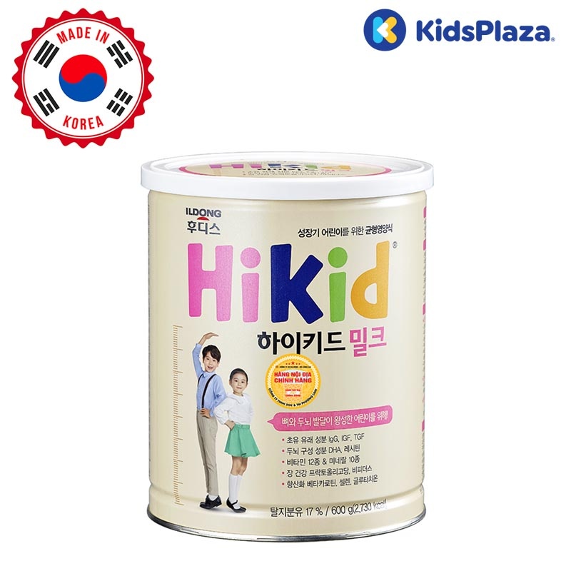 Sữa Hikid vị Vani 600g (1 - 9 tuổi) hình 1