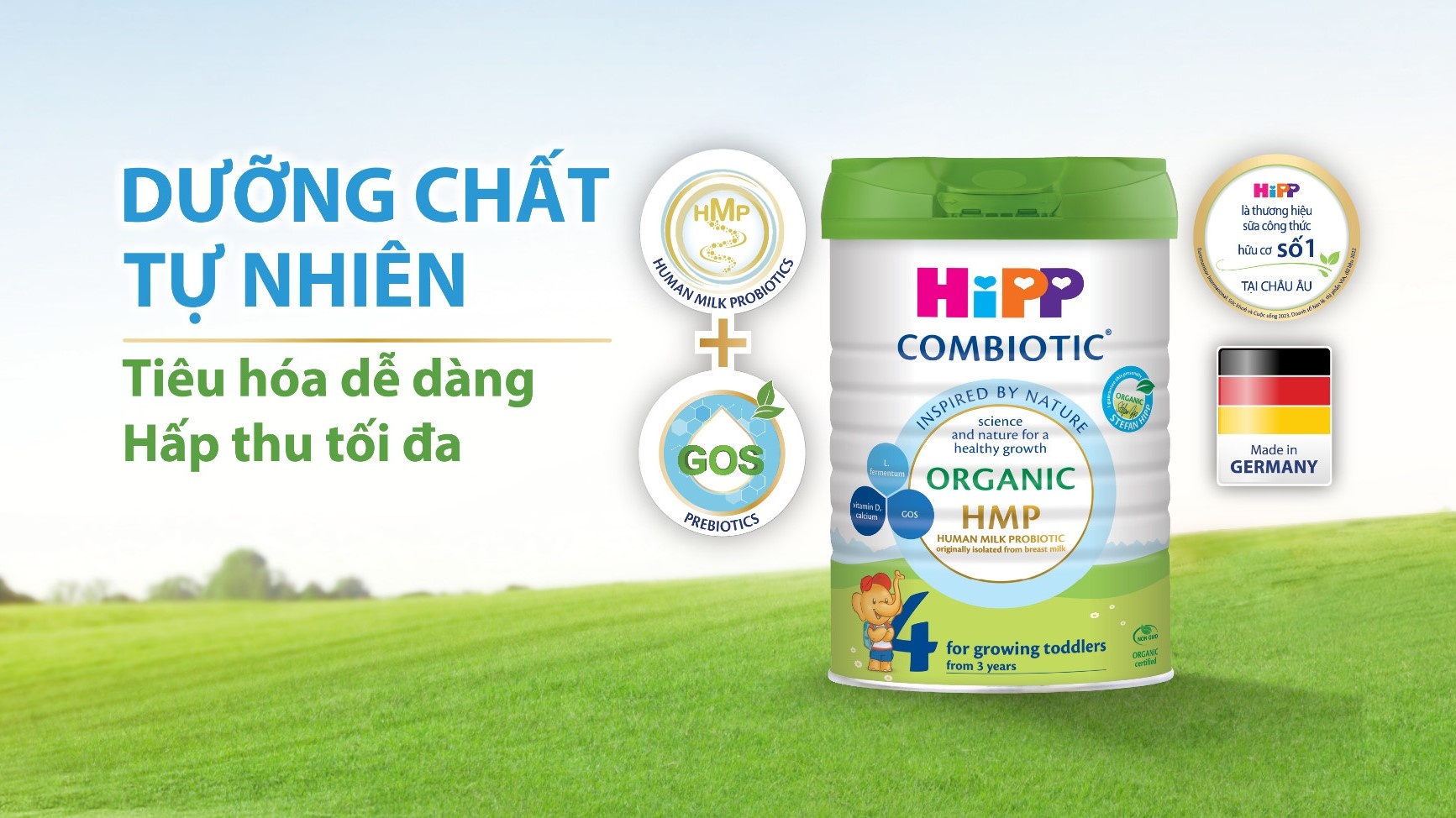 Các đặc điểm nổi bật của sữa HiPP Combiotic