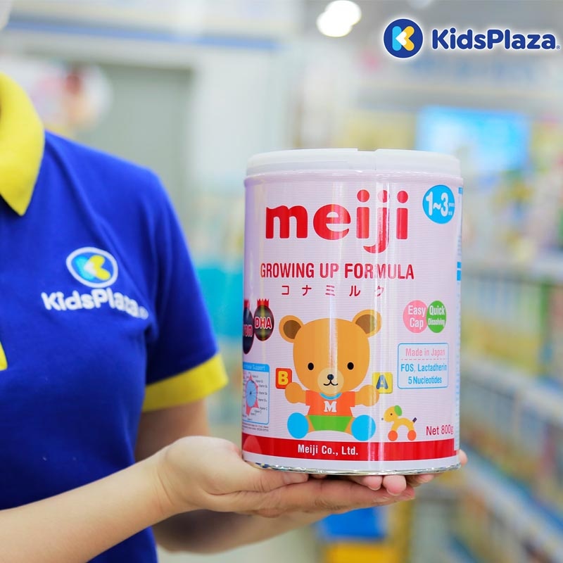 Sữa Meiji Growing Up Formula 800g nhập khẩu cho bé 1Y-3Y hình 1