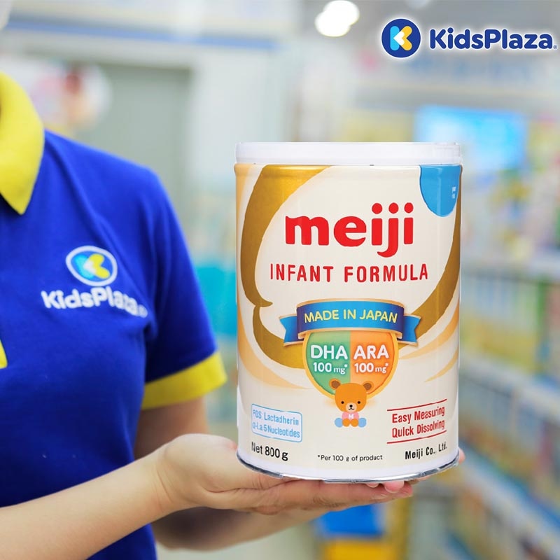 Sữa Meiji Infant Formula 800g nhập khẩu cho bé 0-1Y hình 1