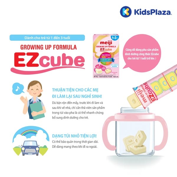 Sữa Meiji thanh Growing Up Formula 448g cho bé 1Y-3Y hình 3