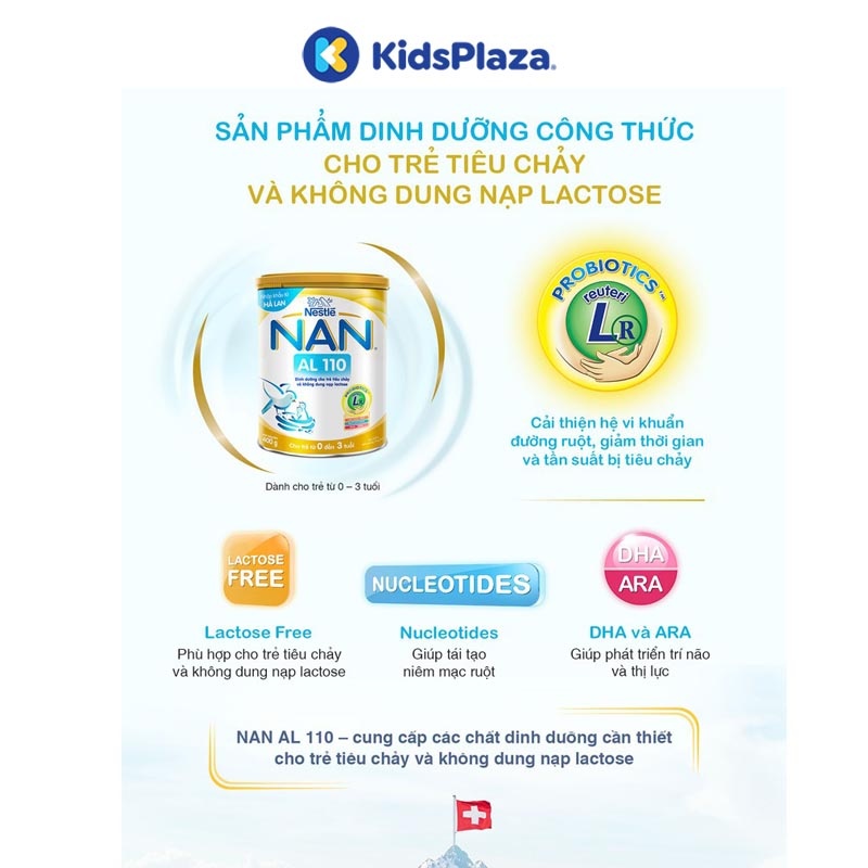 Sữa Nan AL110 400g (0 - 3 tuổi) hình 2