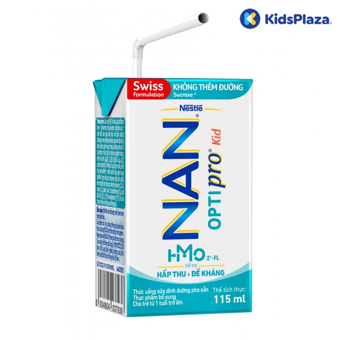 Sữa Nan Optipro Kid HMO 6x115ml cho bé từ 1 tuổi trở lên hình 3
