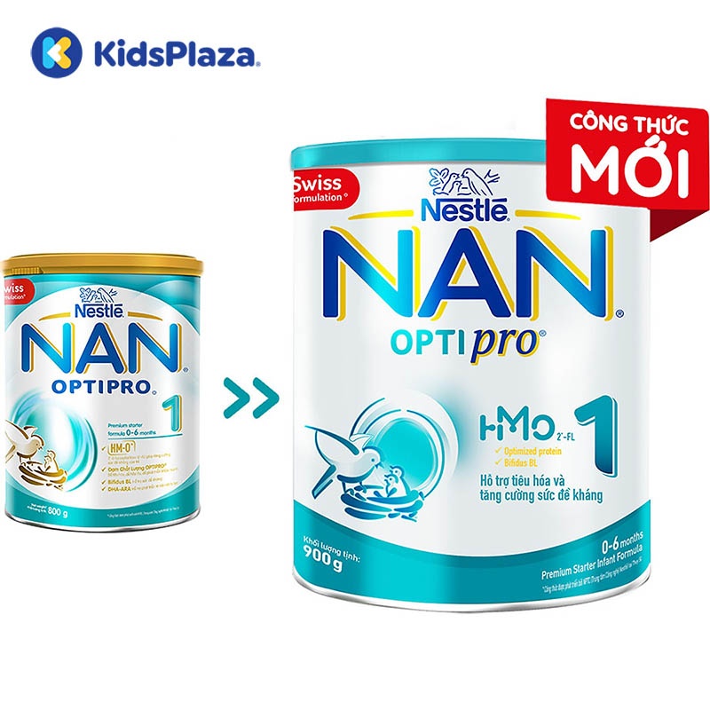 Sữa Nan Optipro 1 900gr cho bé 0-6 tháng hình 2
