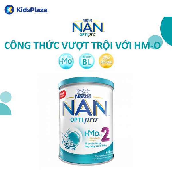 Sữa Nan Optipro HMO số 2 400g cho bé 6-12 tháng hình 1