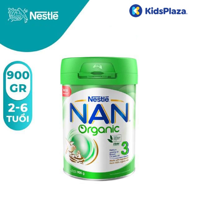 Sữa Nan Organic số 3 900gr cho bé từ 2-6 tuổi hình 1
