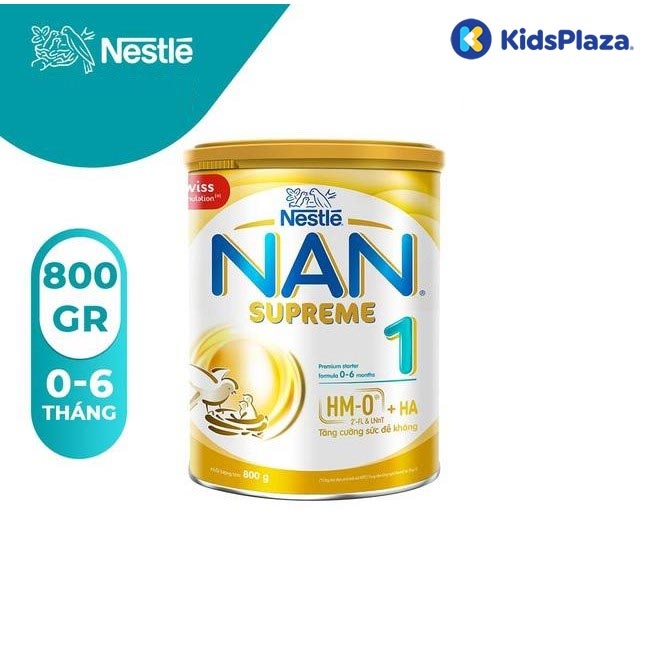 Sữa Nan Supreme Thụy Sỹ (công thức bổ sung 2-HMO) số 1 800g hình 1